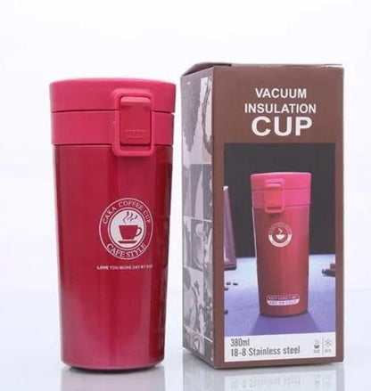 ☕ Play Run Vacuum Suction Bottom Office Coffee Mug Bottle Tumbler