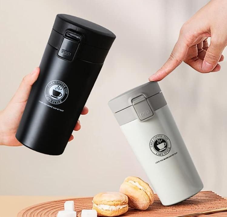 ☕ Play Run Vacuum Suction Bottom Office Coffee Mug Bottle Tumbler