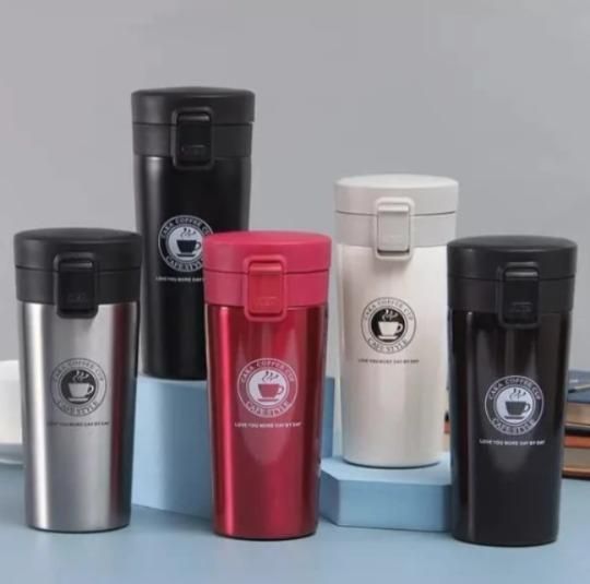 ☕ Play Run Vacuum Suction Bottom Office Coffee Mug Bottle Tumbler
